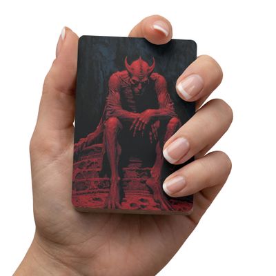 Regret Demon playing cards