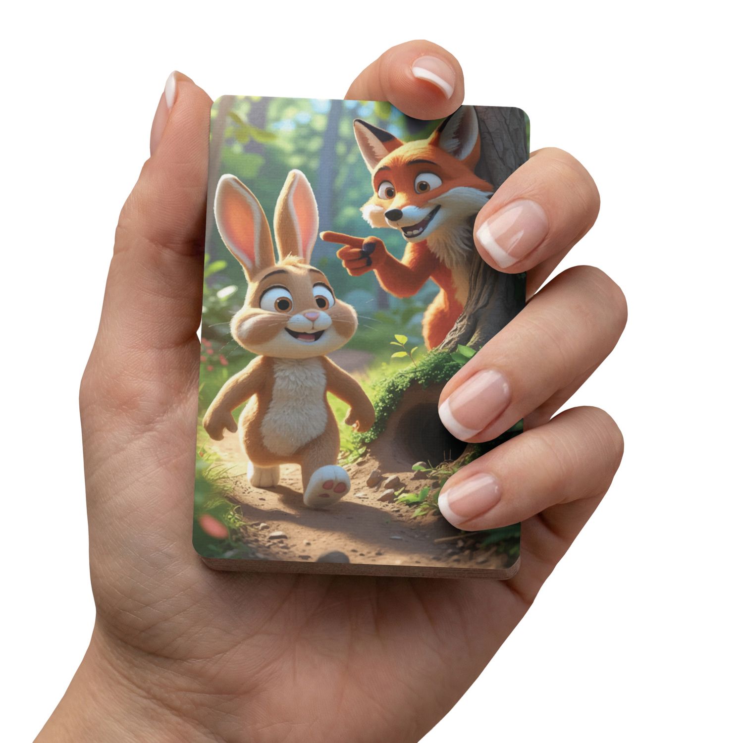 Fox and Rabbit playing cards