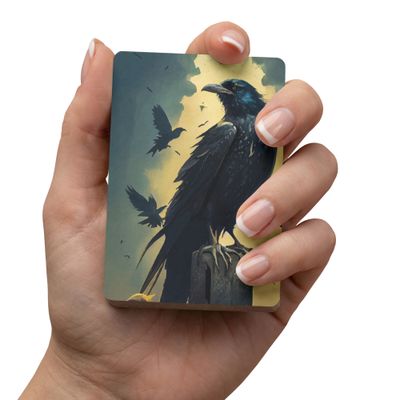 Raven playing cards