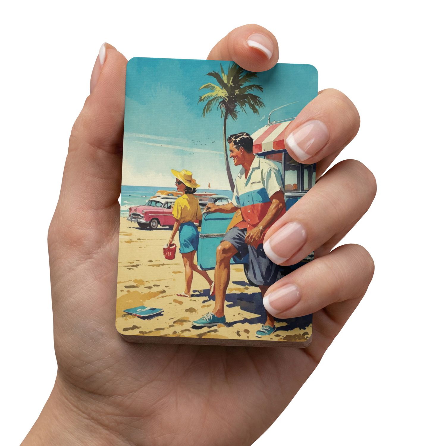 Beach Scene playing cards Beach Scene playing cards