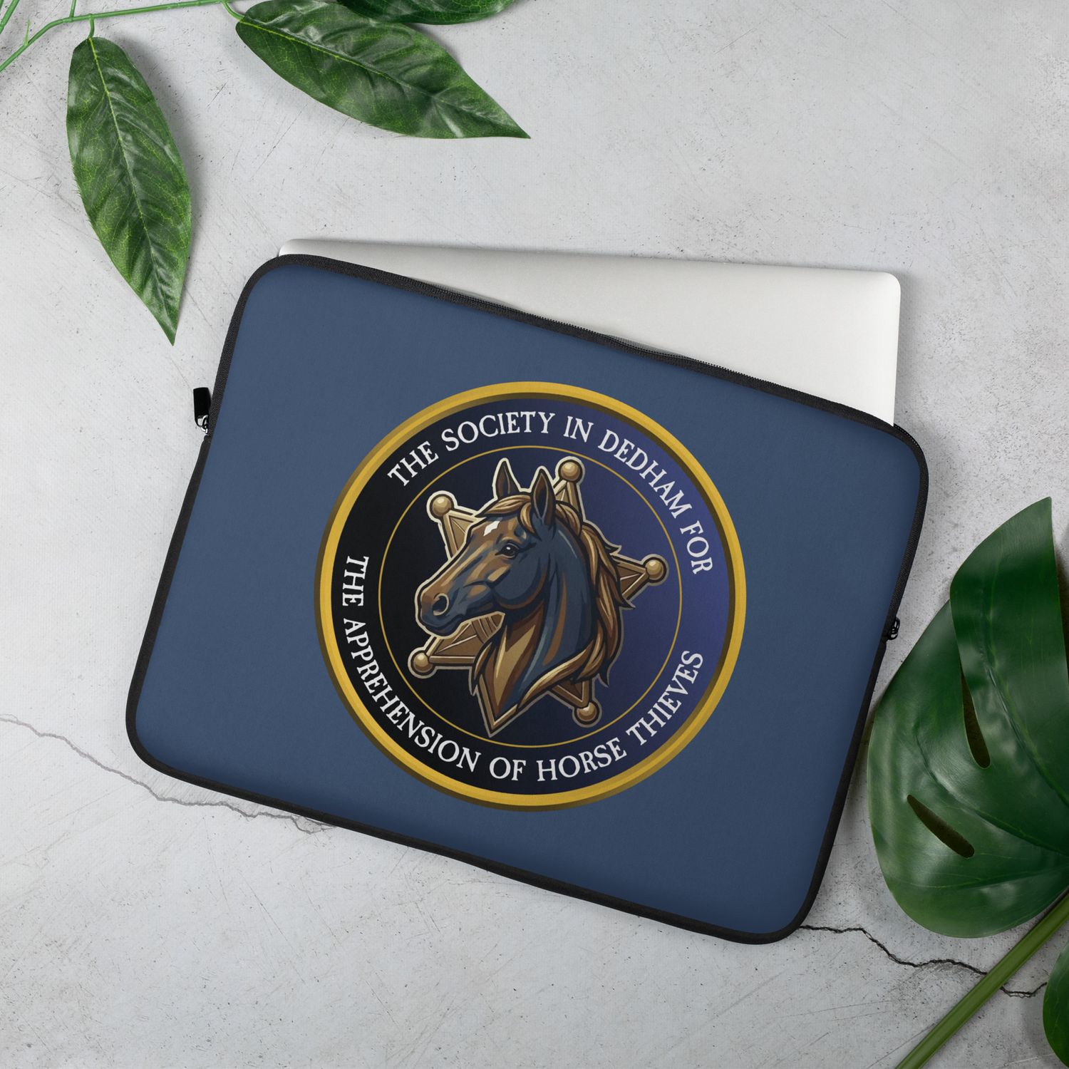 Society in Dedham for the Apprehension of Horse Thieves Laptop Sleeve Society in Dedham for the Apprehension of Horse Thieves Laptop Sleeve