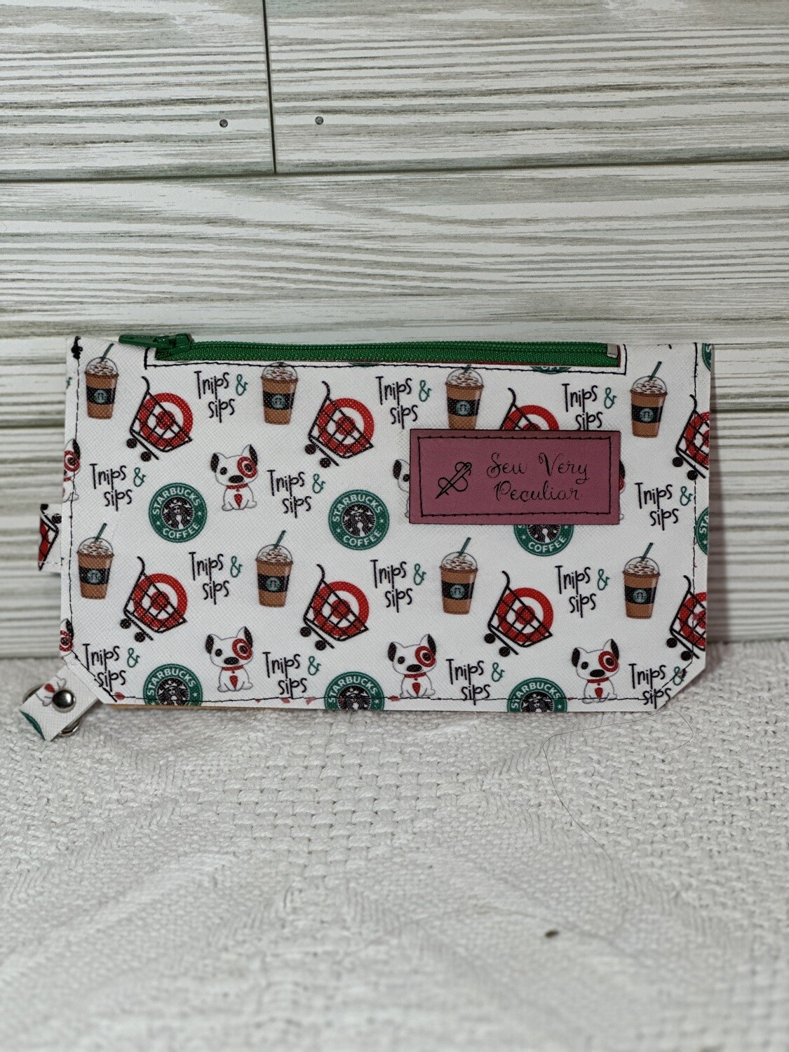Sips N Trips Purse Pal Red/Green/White