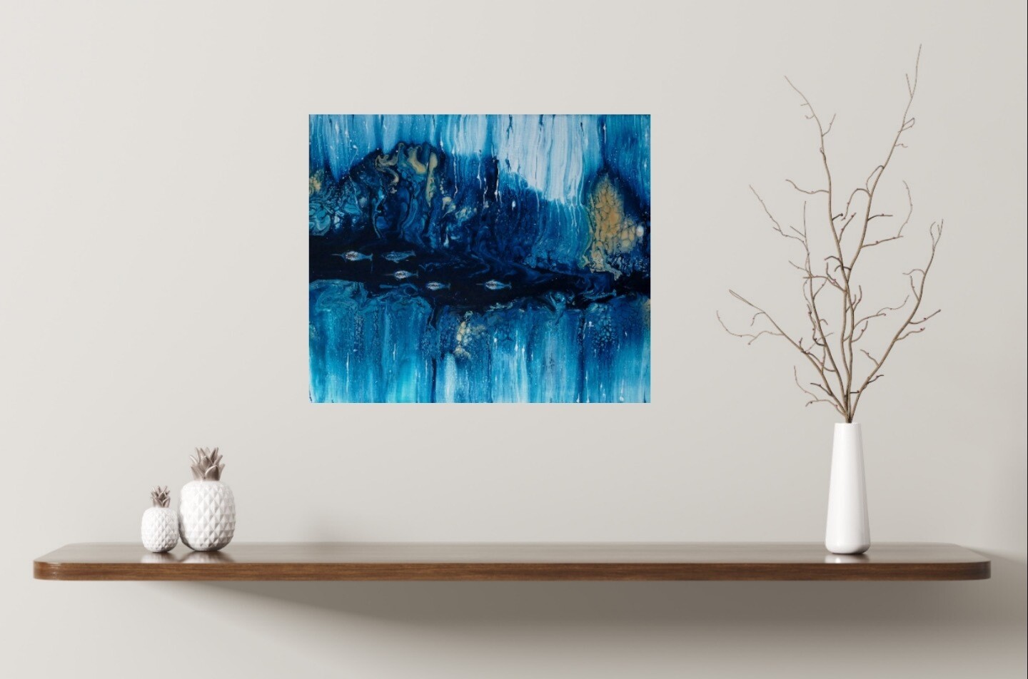 SOLD - Narwhales between ice