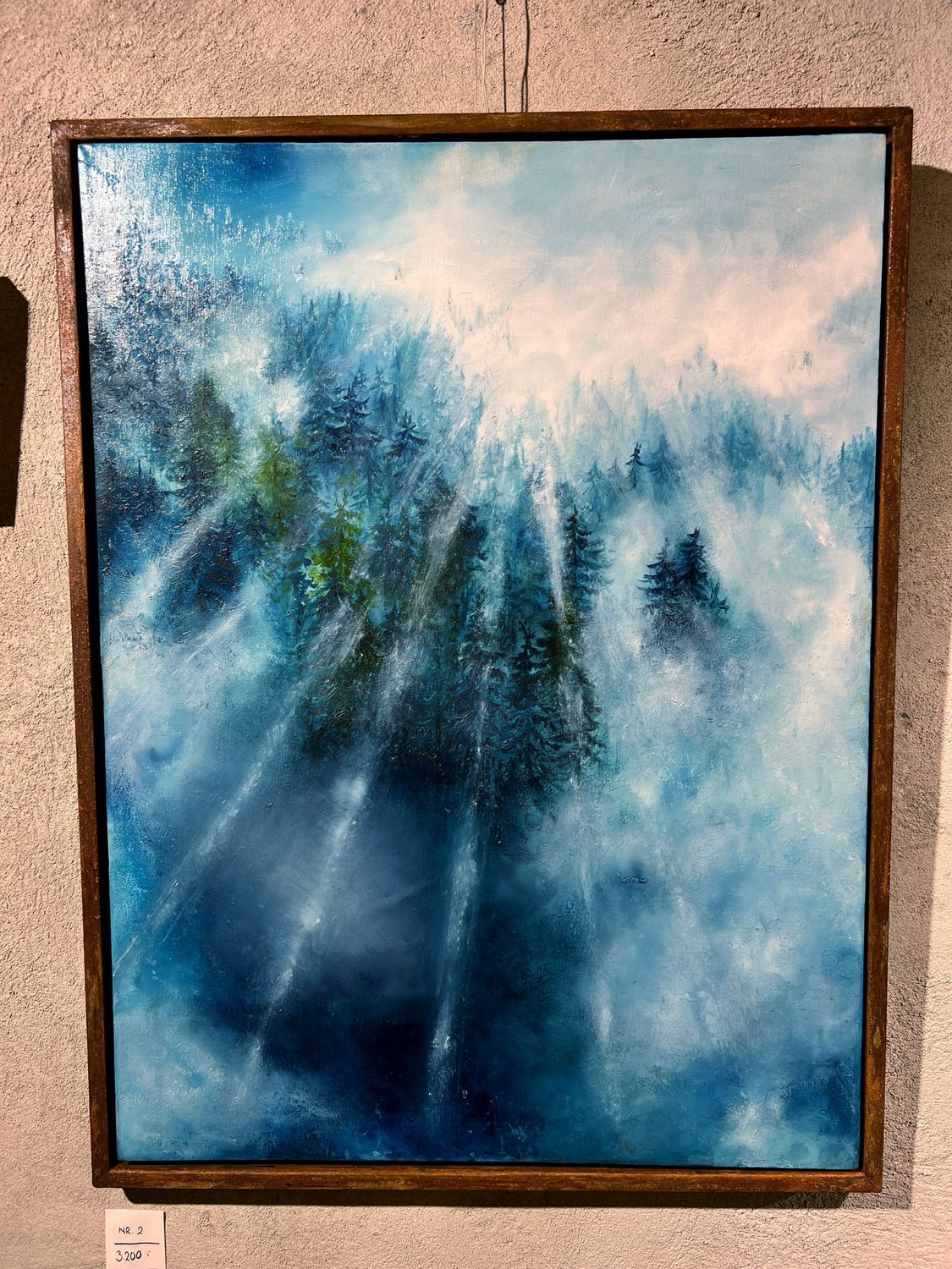 Sun in Misty forest