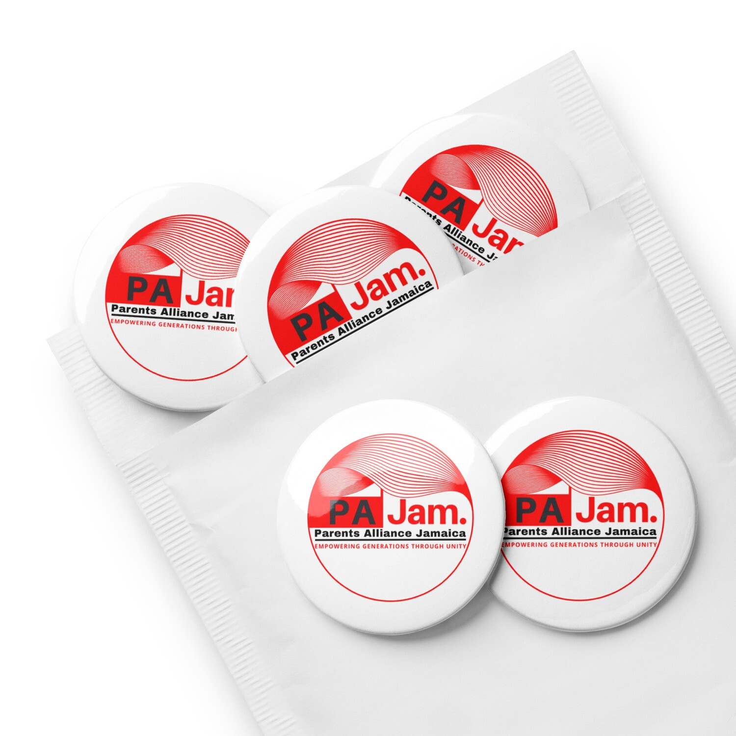 Set of PAJam Pin Buttons