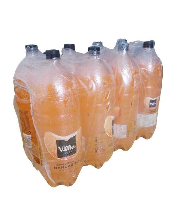 10 PACAS DE JUGOS DEL VALLE 1.5LT MANDARINA y NARANJA X 8 UNDS