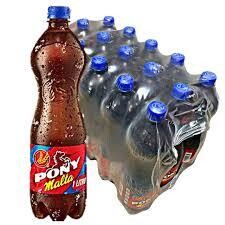 10 PACAS DE PONY MALTA 1LT X 15UNDS