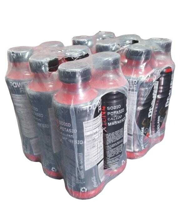 10 PACAS DE POWERADE ROJO X 12 UNDS