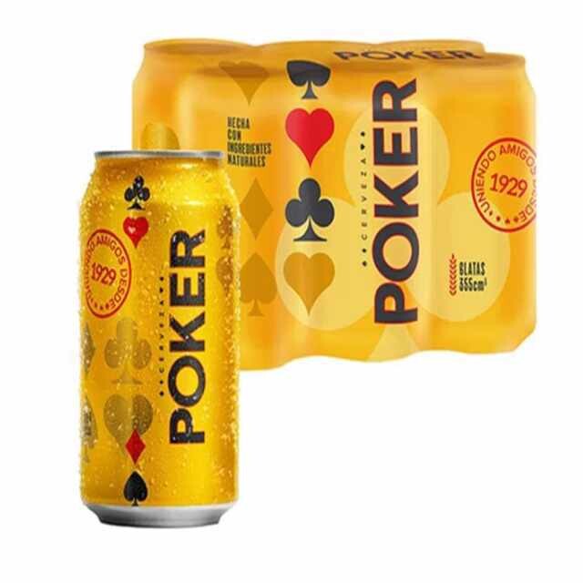 10 BANDEJAS DE POKER 330 LATA X 24UNDS