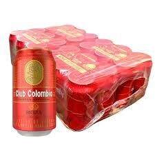 10 BANDEJAS DE CLUB COLOMBIA ROJA LATA 330 X 24