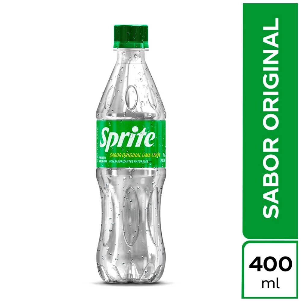 10 PACAS GASEOSAS SPRITE 400ML X 12UNDS
