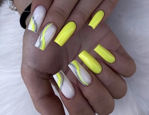 Yellow Press on Nails Yellow Press on Nails