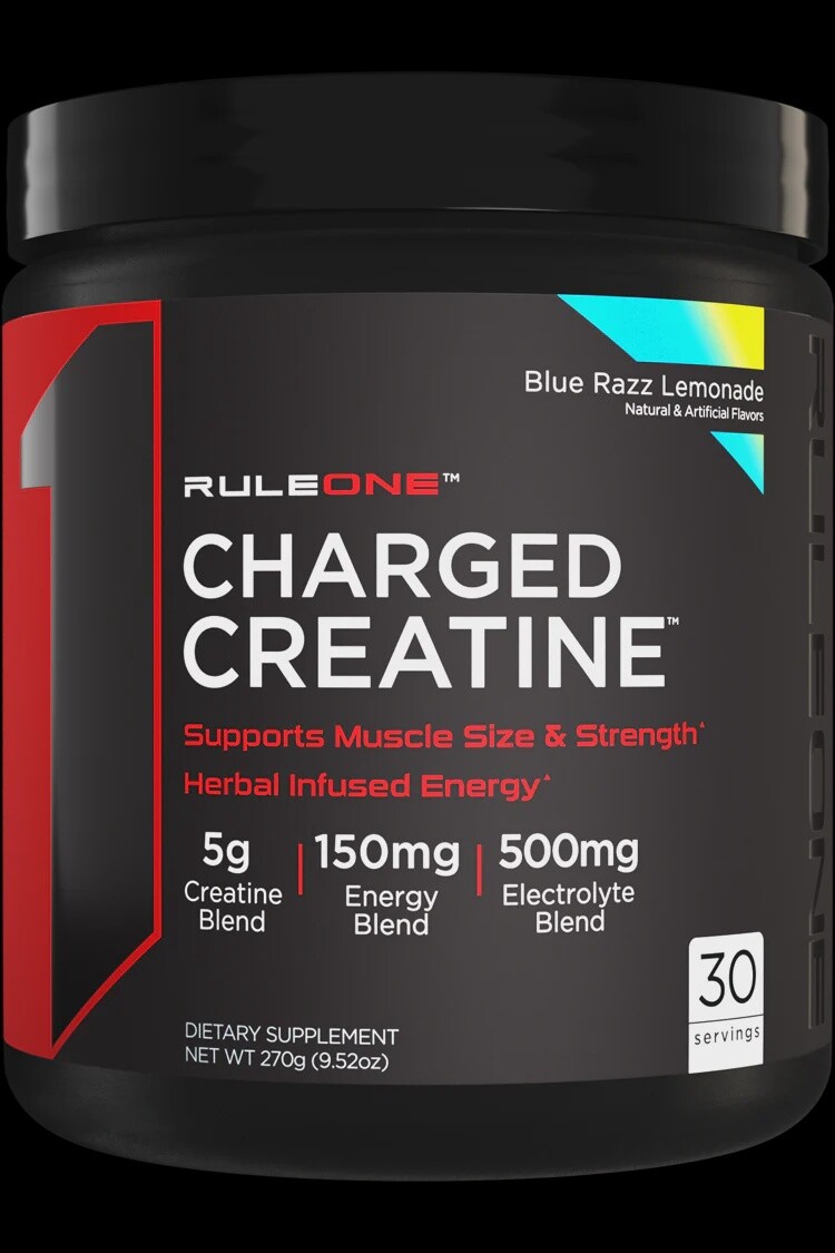 Charged Creatine 30 Serve, Flavours: Blue Razz Lemonade
