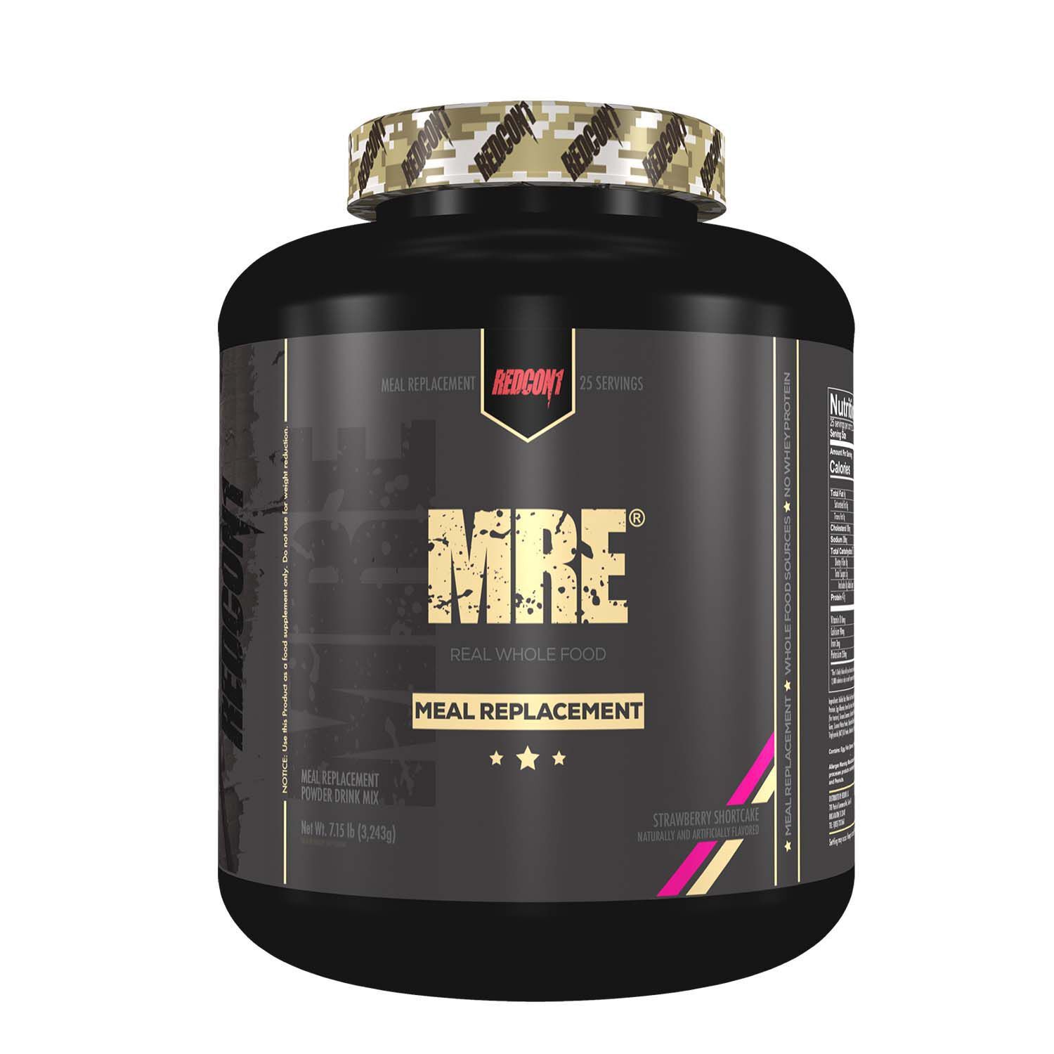 MRE Meal Replacement, flavour: Strawberry Shortcake, Size: 3.243KG