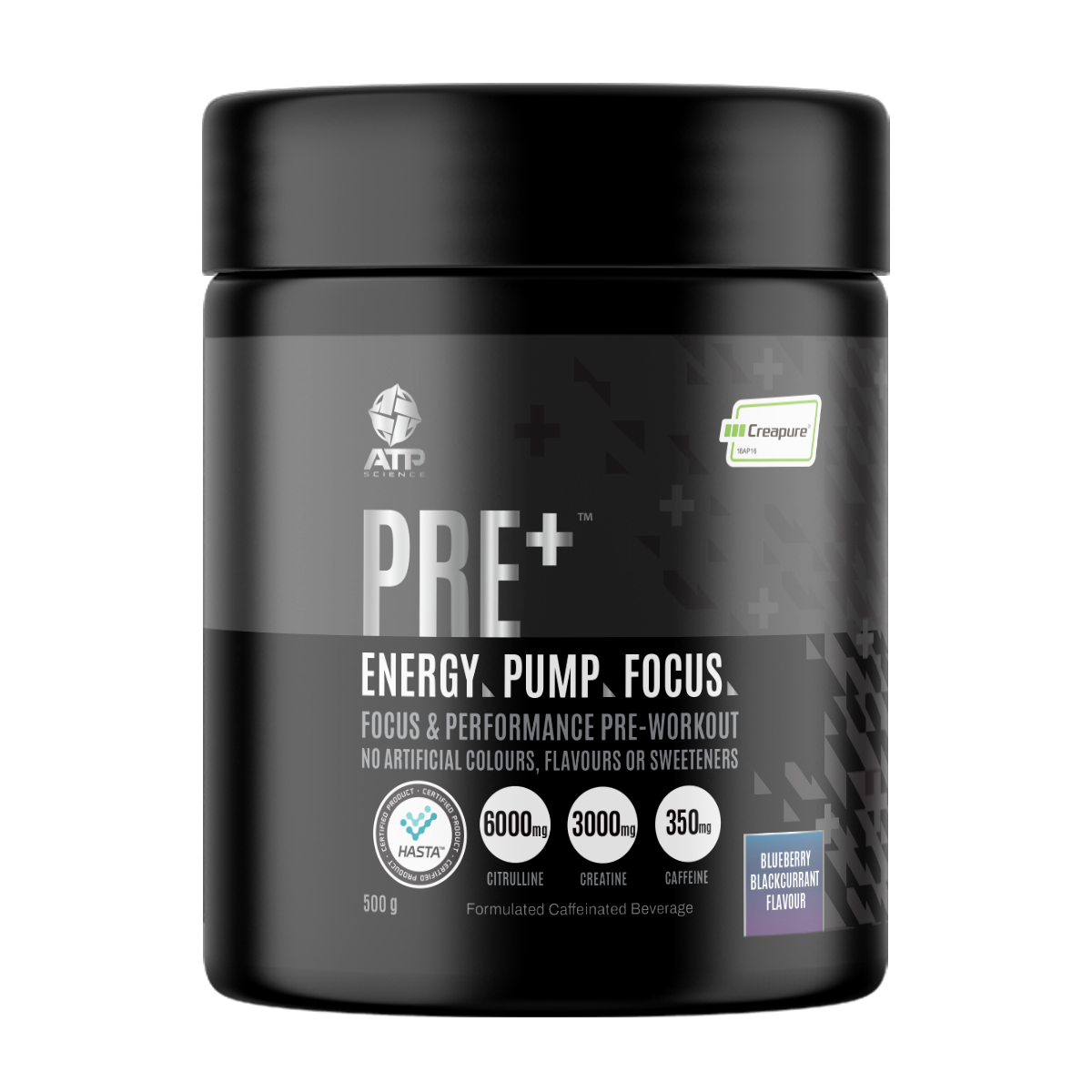 ATP Pre+, Flavours: Blueberry Blackcurrent