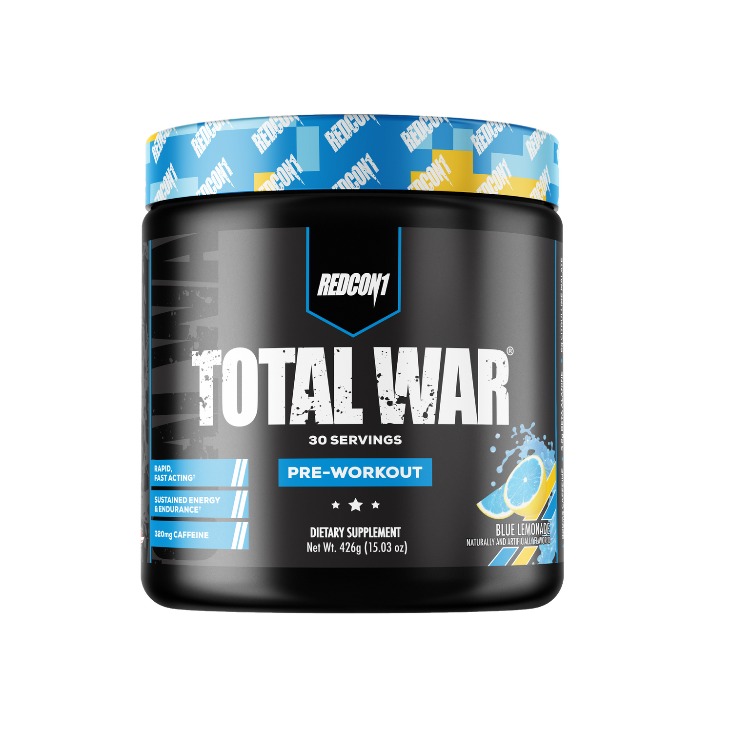 Total War Pre Workout, Flavours: Blue Lemonade