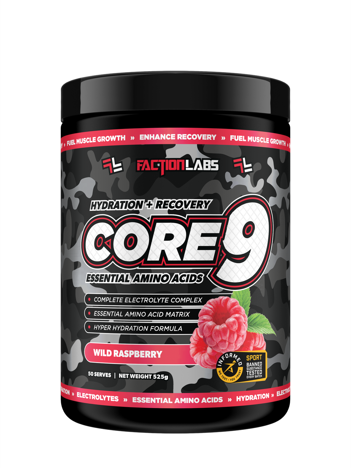 CORE EAA + BCAA, flavour: Red Raspberry