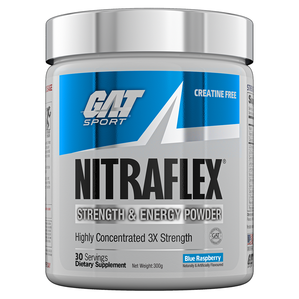 GAT Nitraflex, Flavours: Blue Raspberry