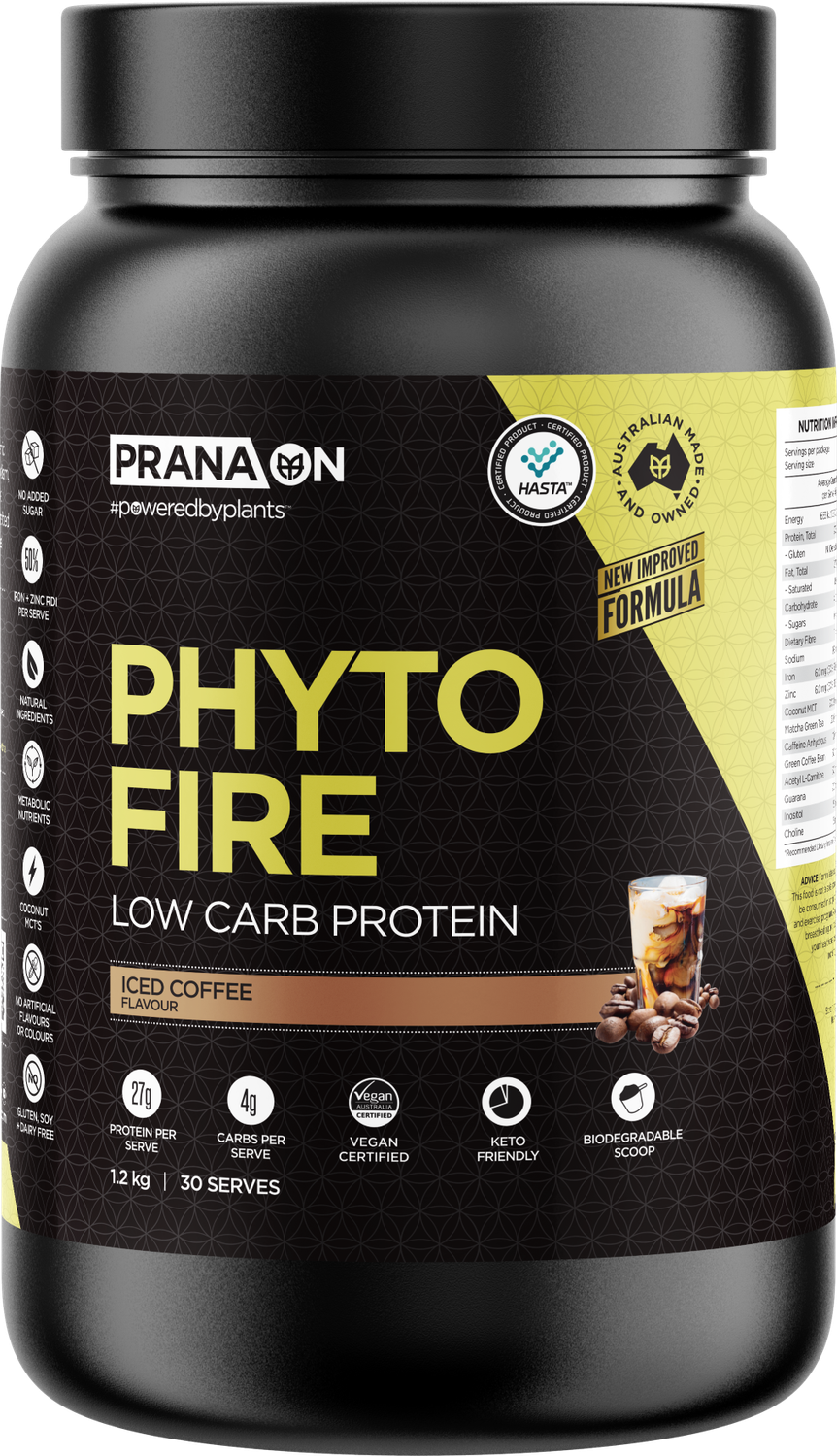 Prana ON Phyto Fire, Flavours: Iced Coffee, Size: 1.2KG