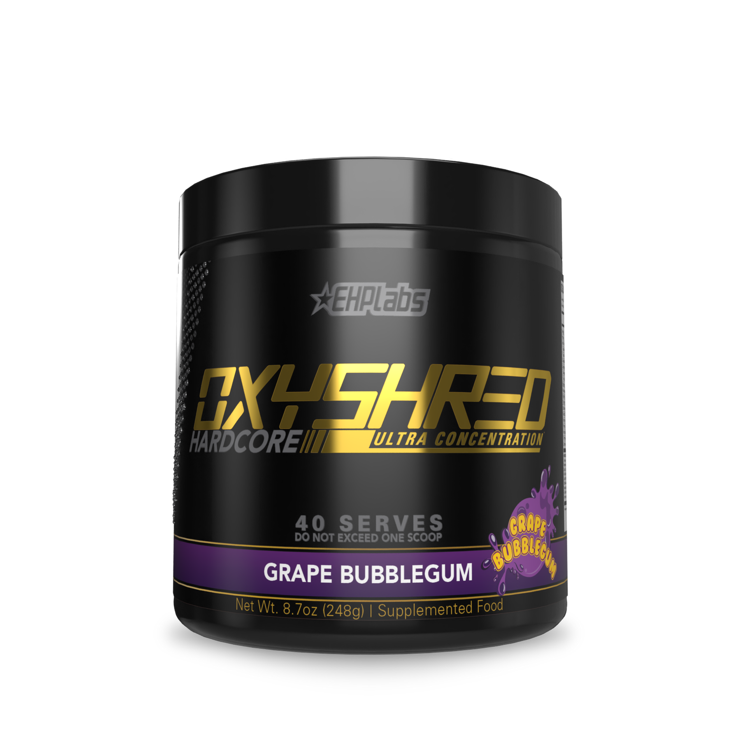 EHP Labs OxyShred_HARDCORE, flavour: Grape Bubblegum