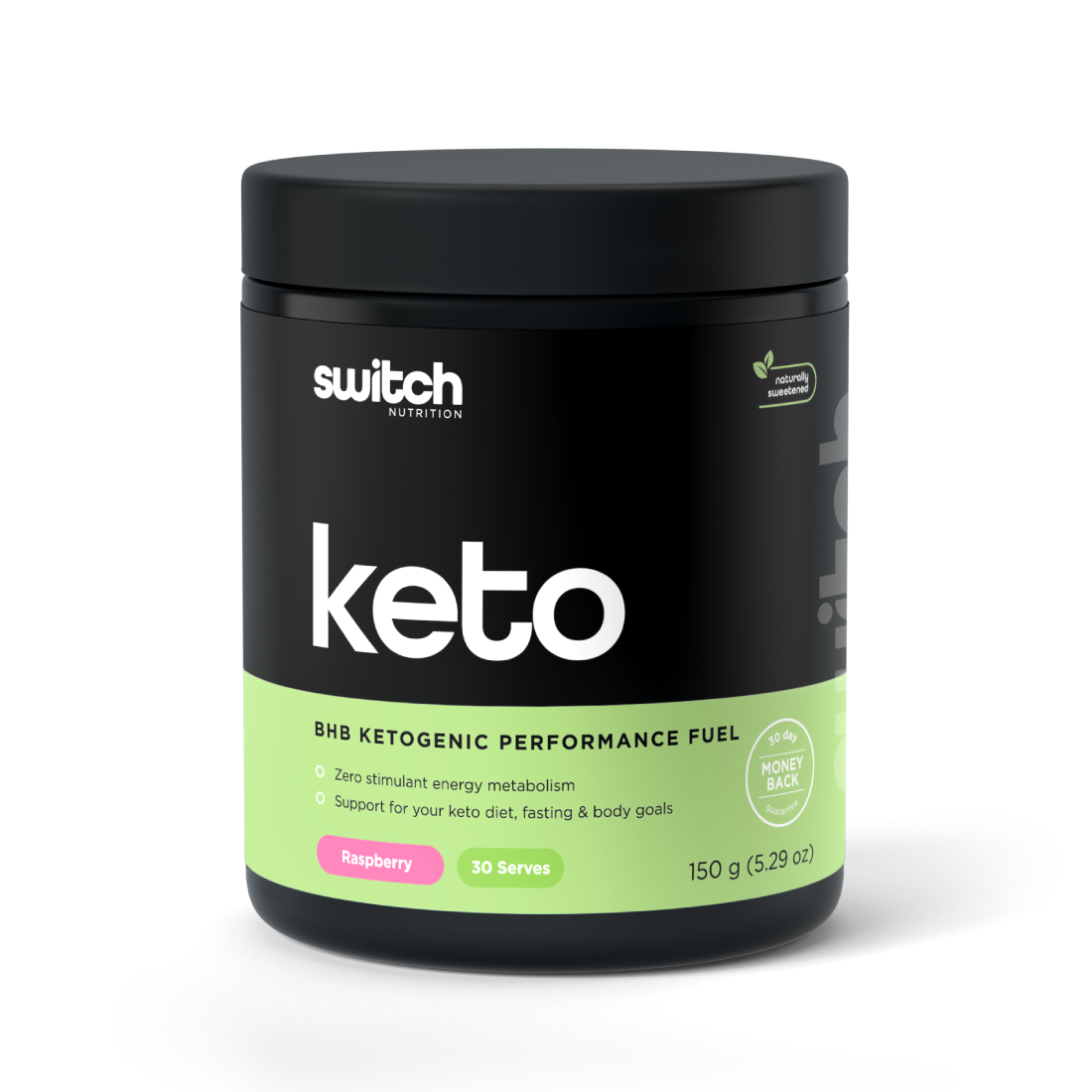 Keto Switch, Flavours: Raspberry, Size: 30 serves