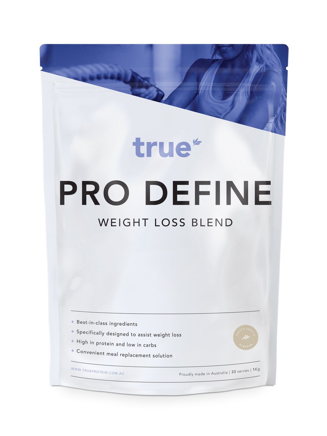 True PRO DEFINE Weight Loss Blend, Flavours: French Vanilla