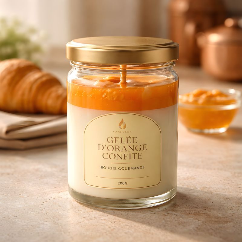 Bougie Gourmande - Gelée d’Oranges Confites