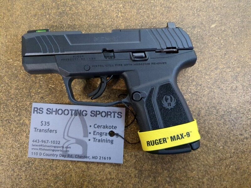 Ruger MAX-9 Semi-Auto Pistol - 10+1 Round Capacity