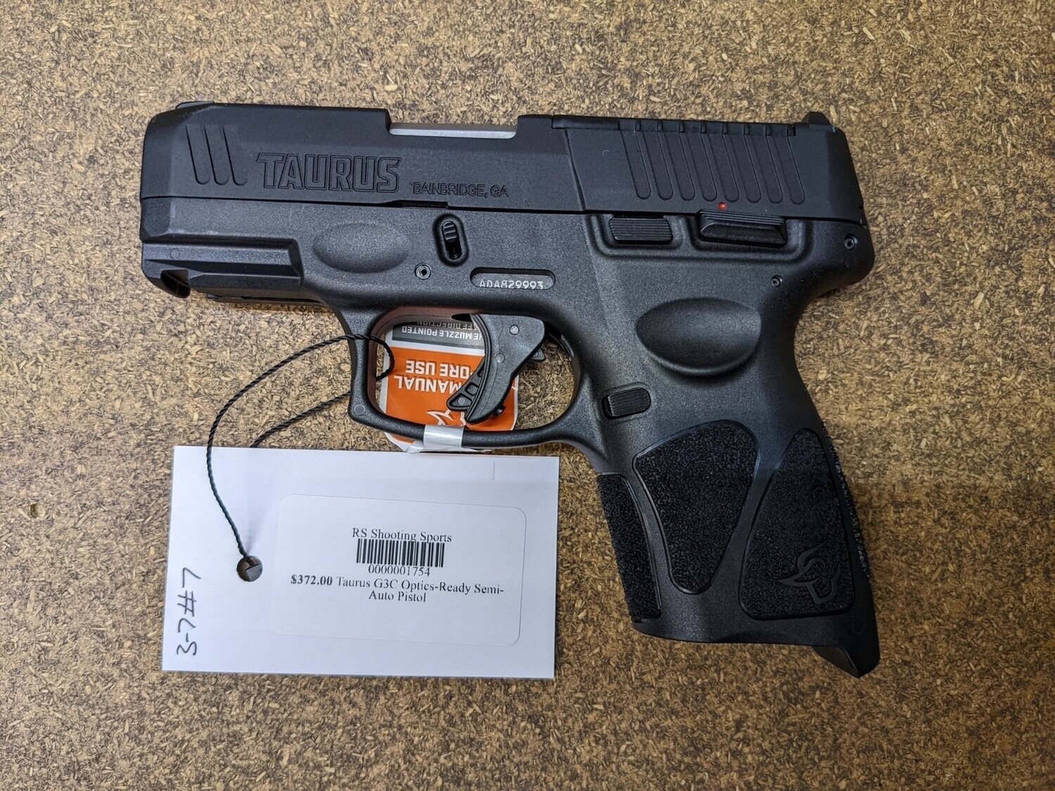 Taurus G3C OpticsReady SemiAuto Pistol
