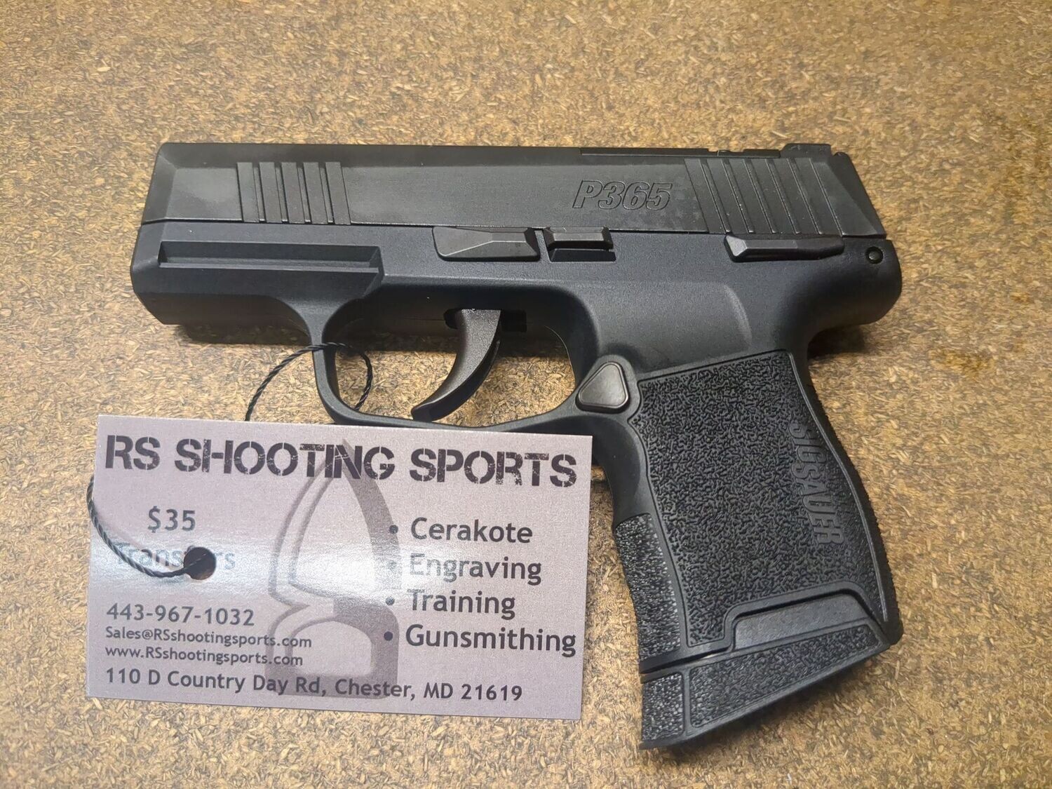 SIG P365 MS 9MM 3.1" 10RD BLK OR