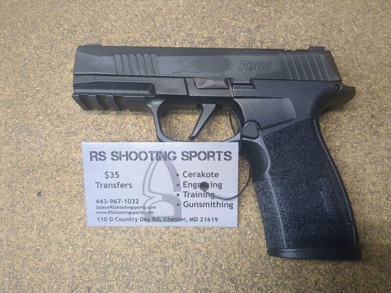 SIG P365 MACRO 3.7" X-RAY 3 OPTIC READY BLACK (2)17RD