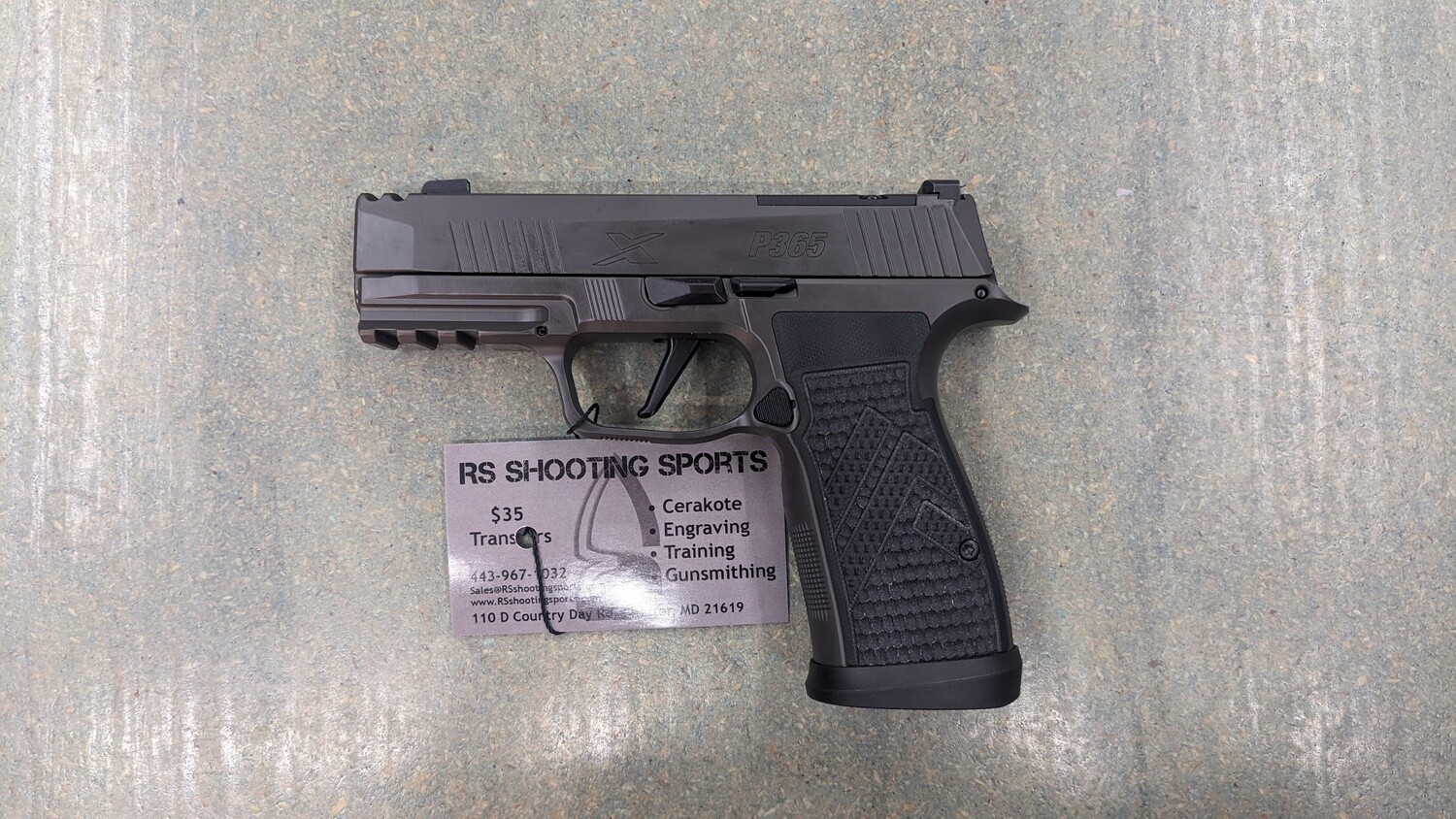 SIG 365AXGCA9LEGION P365 AXG LEG 9MM 3.1 17R GRY