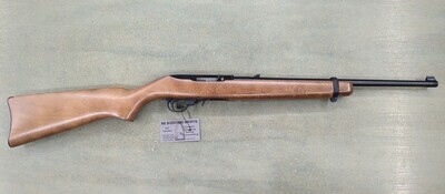 Ruger 10/22 Carbine 22 Long Rifle 18.5 Barrel Blue, Hardwood