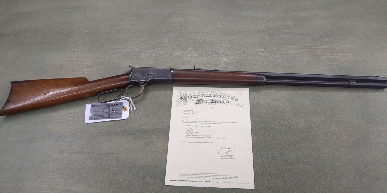Winchester Repeating Arms Model 1892 38 WCF