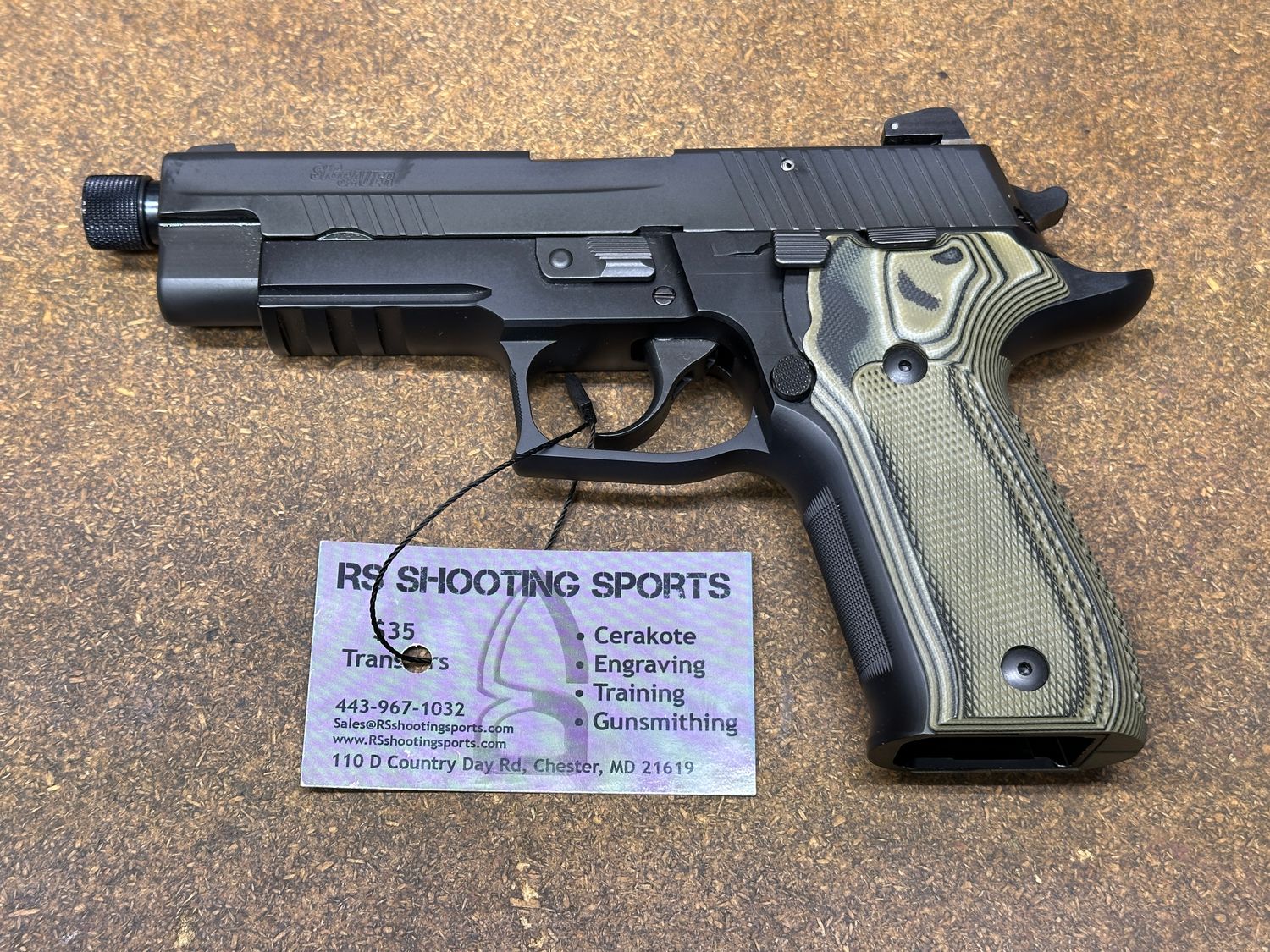 USED - Sig Sauer P226 Elite w/8 Mags & Threaded Barrel