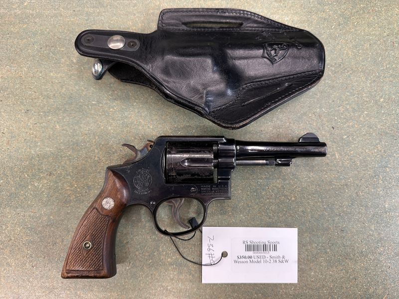USED - Smith & Wesson Model 10-2 38 S&W