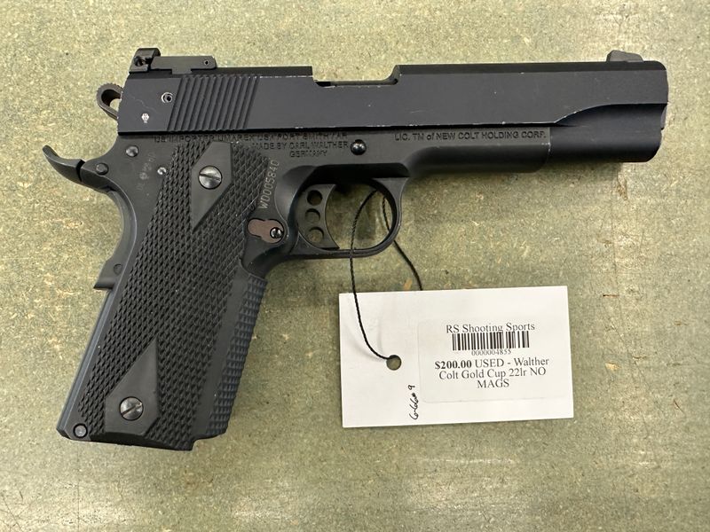 USED - Walther Colt Gold Cup 22lr NO MAGS