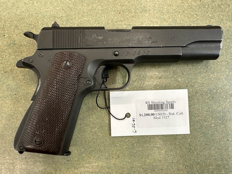 USED - Sist. Colt Mod 1927