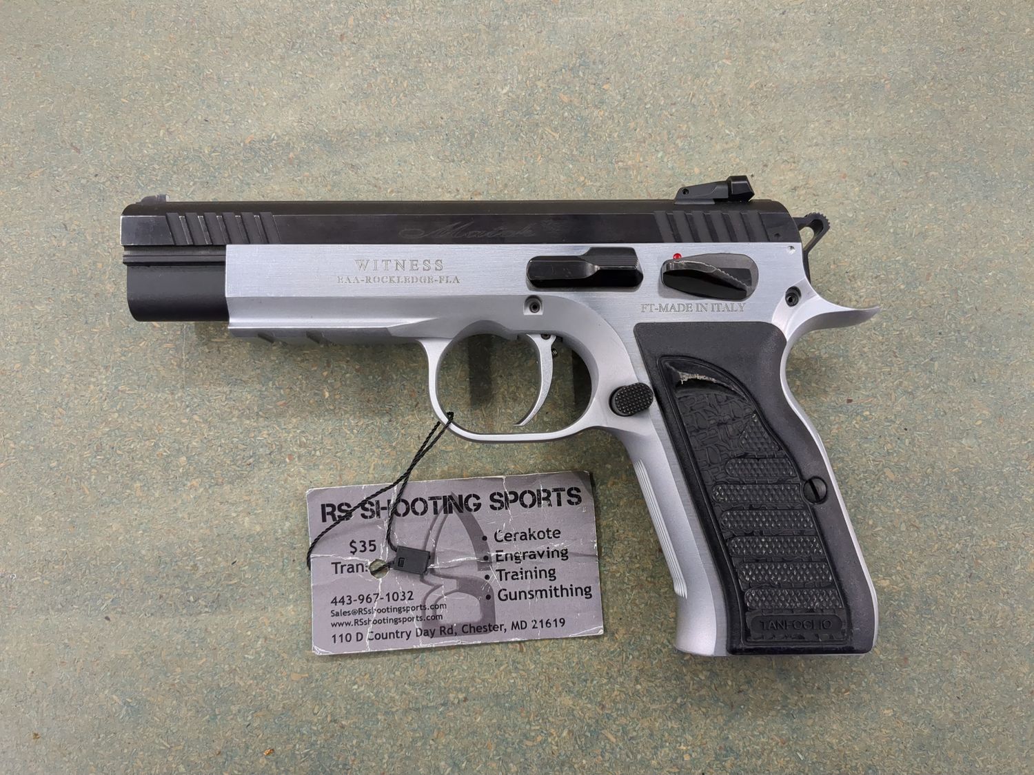 USED - F. Tanfoglio Witness Elite Match .38 Super