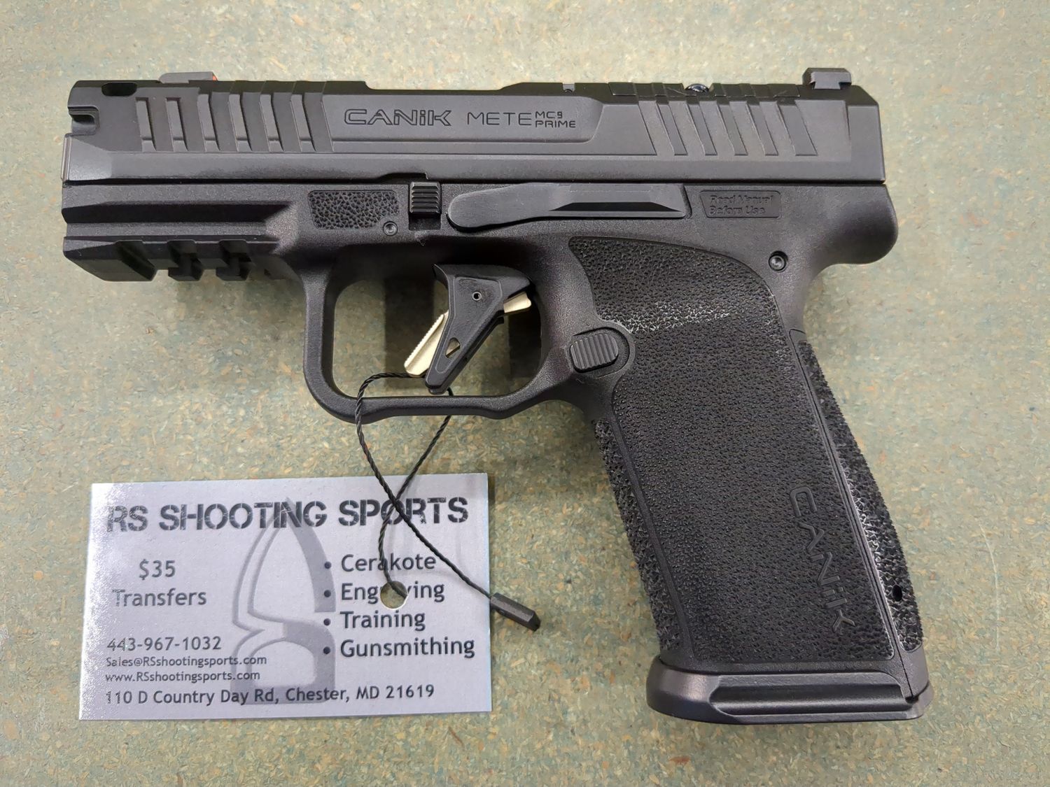 CIA HG8328-N CANIK PRIME MC9 9M 3.64 17R BK