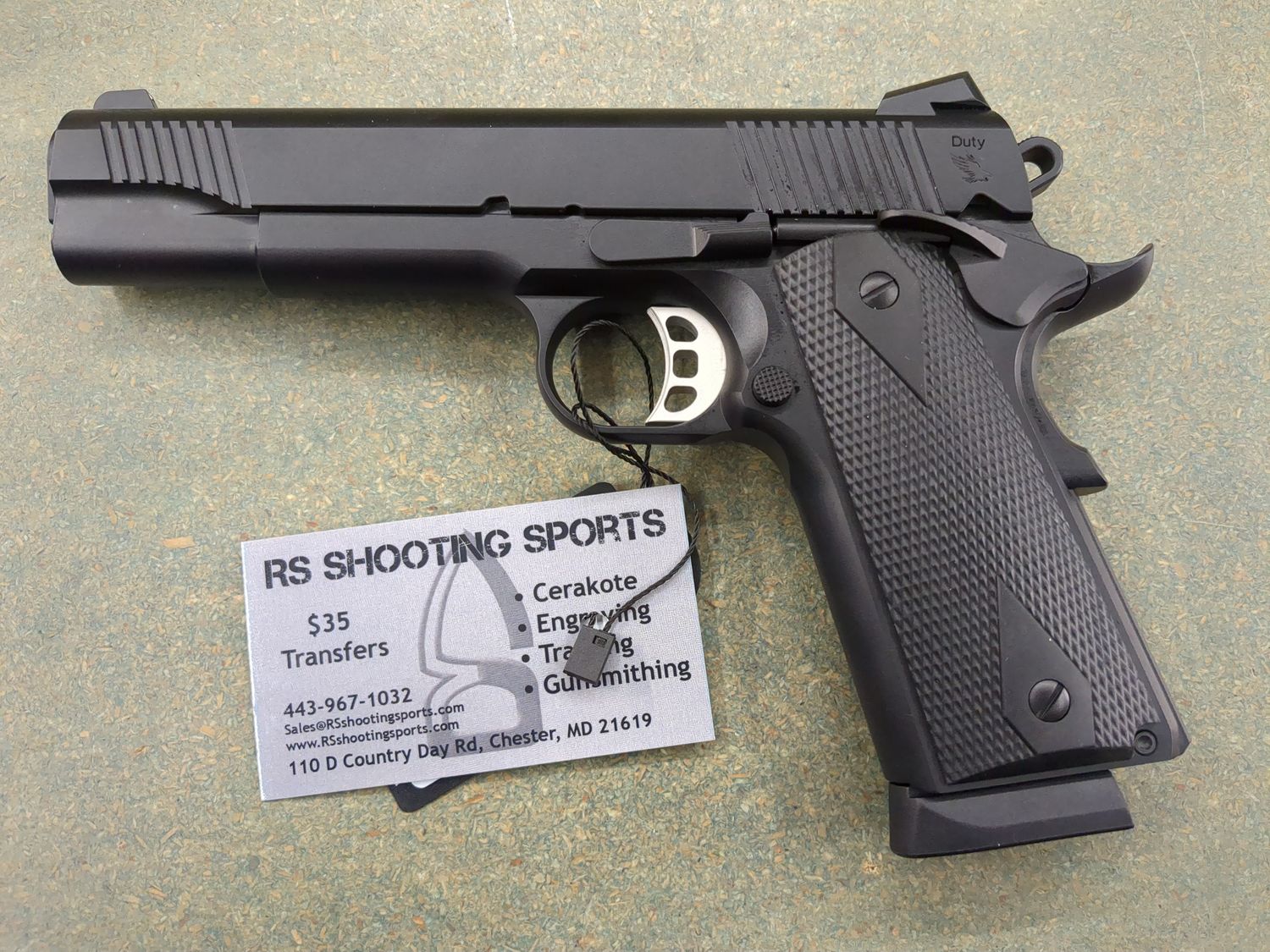 Tisas 10100528 1911 Duty 45 ACP 8+1 5