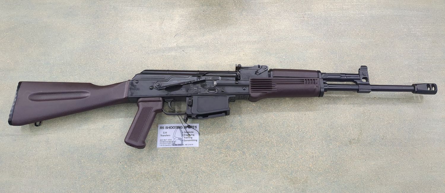 PSA AK-556 Forged Classic Polymer Rifle With Toolcraft Trunnion, Bolt, And Carrier, Plum
