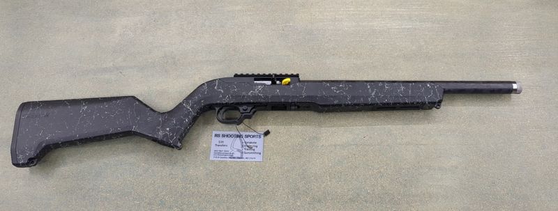 Ruger, 10/22 Carbon Fiber, Semi-automatic, 22LR, 16.1 Ruger, 10/22 Carbon Fiber, Semi-automatic, 22LR, 16.1" Threaded Carbon Fiber Barrel, 1/2X28 Thread Pitch