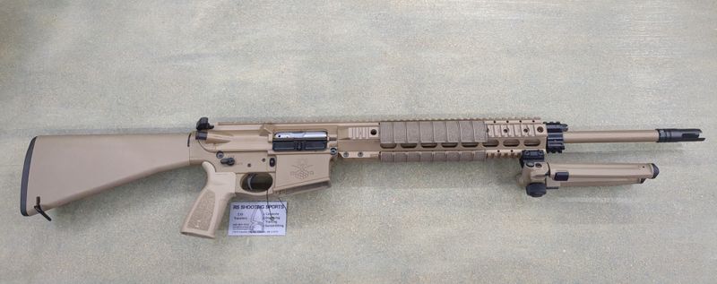 PSA Sabre AR-10 Rifle Forged 20" .308 w/ 12.5" Quad Rail, A1 Stock, Magpul Bi-Pod
