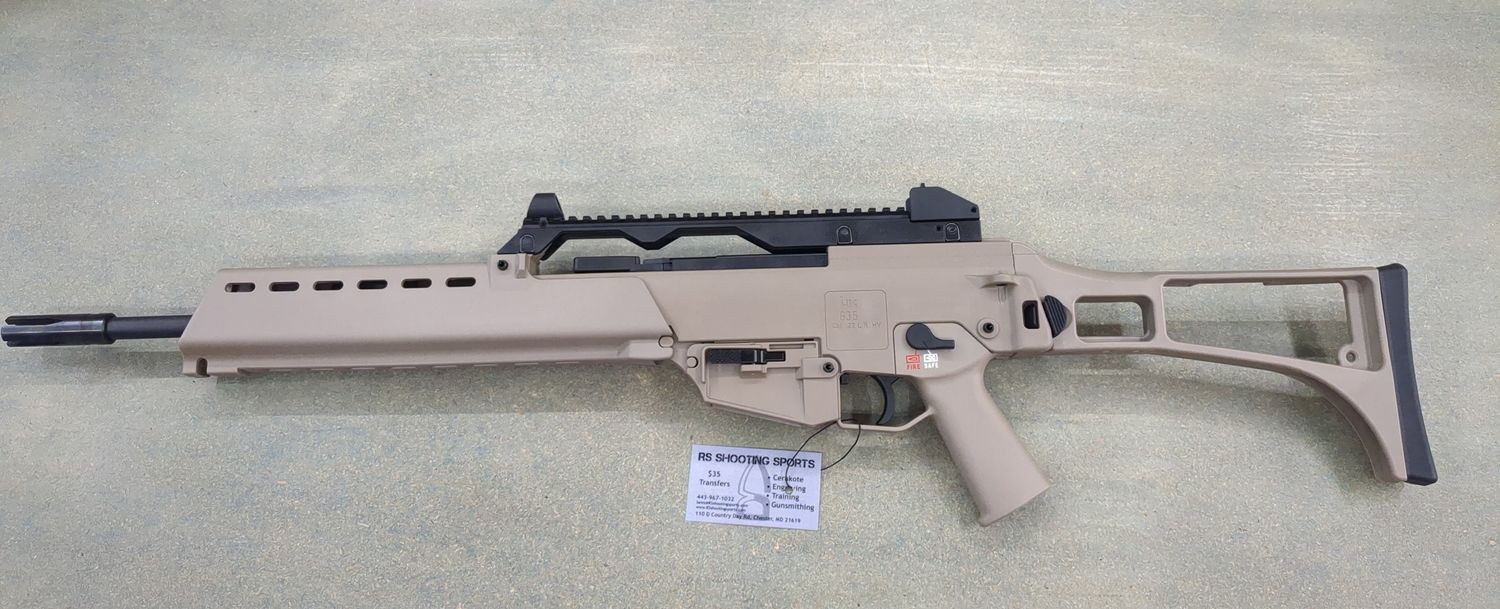 HK G36 22 LR 20+1 18.13" Black Barrel w/Flash Suppressor, Flat Dark Earth