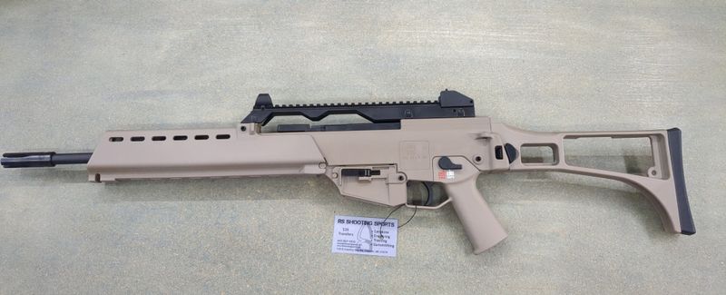 HK G36 22 LR 20+1 18.13" Black Barrel w/Flash Suppressor, Flat Dark Earth