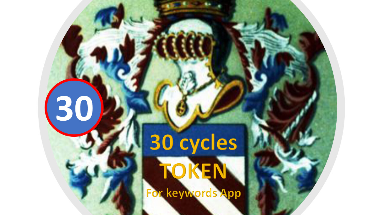 Keywords Token 30 cycles