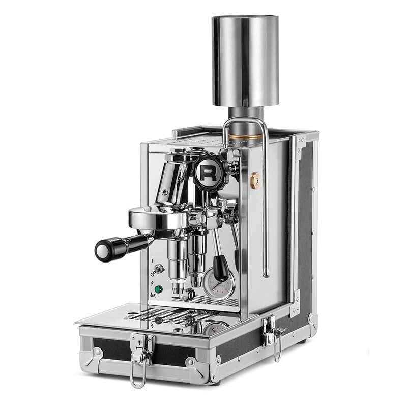 Rocket Porta Via Espresso Machine with Wood Package