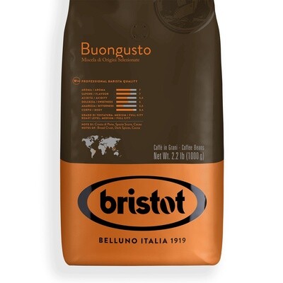 Bristot Buongusto 1 kg 2.2 lbs Whole Bean Coffee