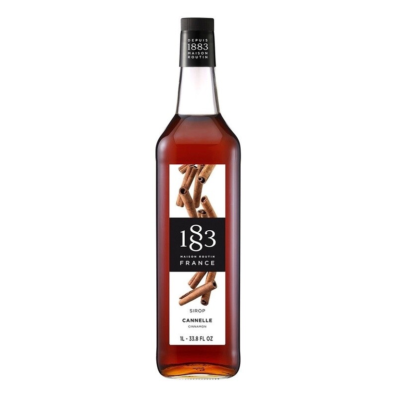 1883 Syrup Cinnamon 1L Glass Bottle